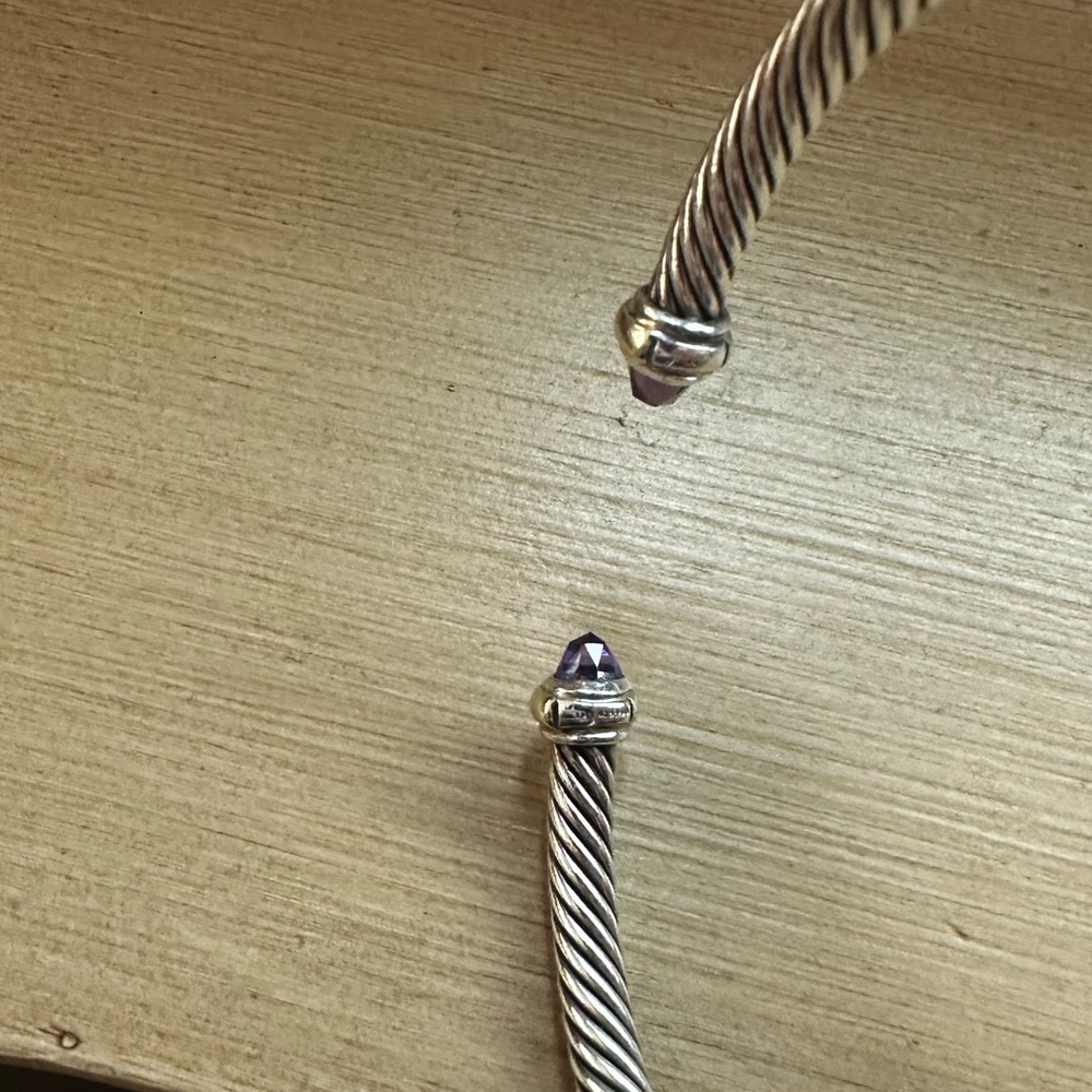 David Yurman Cable Classic 4mm Amethyst - Picture 4 of 4